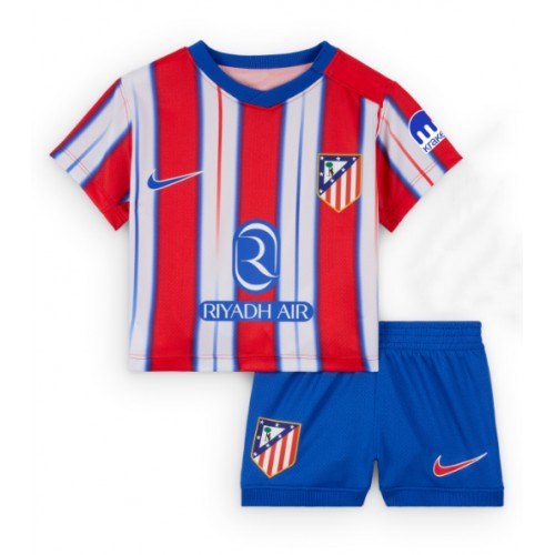 Fotbalové Dres Atletico Madrid Dětské Domácí 2024-25 Krátký Rukáv (+ trenýrky)